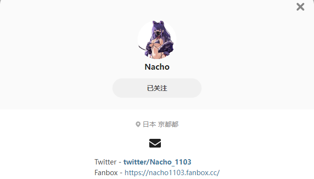 Nacho——每日P站画师推荐~20231021~